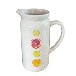 Rae Dunn Lemonade Pitcher Farmhouse Kitchen Home Decor Minimalist Design Spring